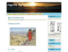 Tablet Screenshot of algomareflections.com